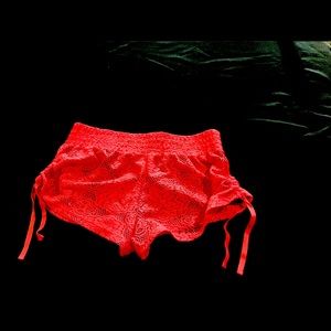 Cover Up Shorts Dark Coral